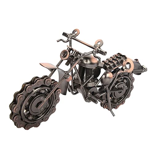 Hztyyier Stylish Vintage Motorradmodell Dekor Ornament, Langlebige Desktop -Kollektion für Home Office Bar von Hztyyier