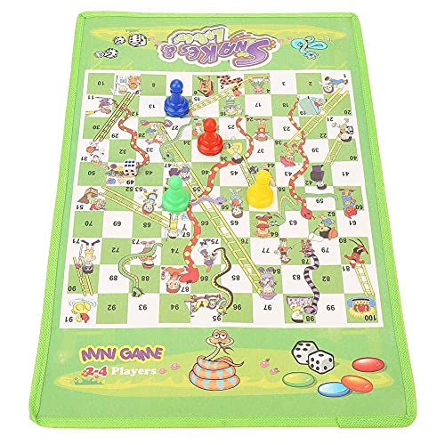 Snake and Ladder Board Game, Schlangen und leiterspiel brettspiel für Kinder Traditionelles Kinderspiel Familienspiele Snake and Ladder Board Game, Schlangen und leiterspiel brettspiel für Kinder Traditionelles Kinderspiel Familienspiele von Hztyyier