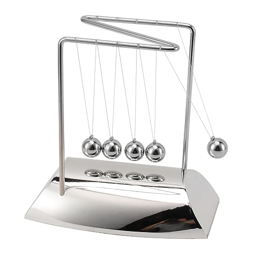 Stahl-Balance-Bälle, Pädagogisches Physik-Wissenschaftsspielzeug für, Büro-Schreibtisch-Dekoration, Tolles Lerngeschenk, Einfach zu Montieren, Silbernes Metallspielzeug für die Stahl-Balance-Bälle, Pädagogisches Physik-Wissenschaftsspielzeug für, Büro-Schreibtisch-Dekoration, Tolles Lerngeschenk, Einfach zu Montieren, Silbernes Metallspielzeug für die von Hztyyier