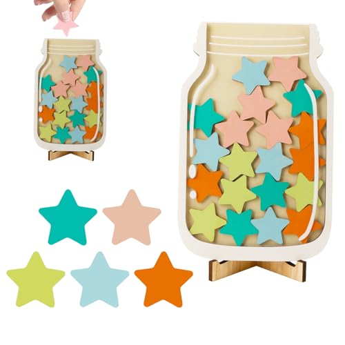 Hzyclzh Belohnungsglas Klassenzimmer,Belohnungsglas Kinder, Belohnungsglas für Kinder mit 25 Sternen,Interaktive Verhalten Belohnung Jar Für Lehrer Und Schüler Hzyclzh Belohnungsglas Klassenzimmer,Belohnungsglas Kinder, Belohnungsglas für Kinder mit 25 Sternen,Interaktive Verhalten Belohnung Jar Für Lehrer Und Schüler von Hzyclzh