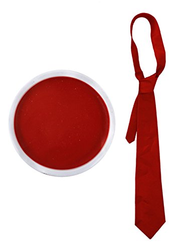 Anger Emotion Charakter Fancy Kleid Kostüm Set rot Facepaint + Rot Krawatte animierte Film Charakter Zubehör – Angry Emotion Charakter Anger Emotion Charakter Fancy Kleid Kostüm Set rot Facepaint + Rot Krawatte animierte Film Charakter Zubehör – Angry Emotion Charakter von I LOVE FANCY DRESS