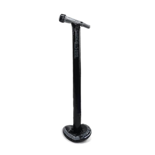 Aufblasbares Mikrofon auf Ständer, 125 cm hoch, schwarzer Ständer mit befestigtem silberfarbenem Mikrofon, 1 Stück, für Erwachsene, Musik-Sänger, Party, Kostüm, Zubehör Aufblasbares Mikrofon auf Ständer, 125 cm hoch, schwarzer Ständer mit befestigtem silberfarbenem Mikrofon, 1 Stück, für Erwachsene, Musik-Sänger, Party, Kostüm, Zubehör von I LOVE FANCY DRESS