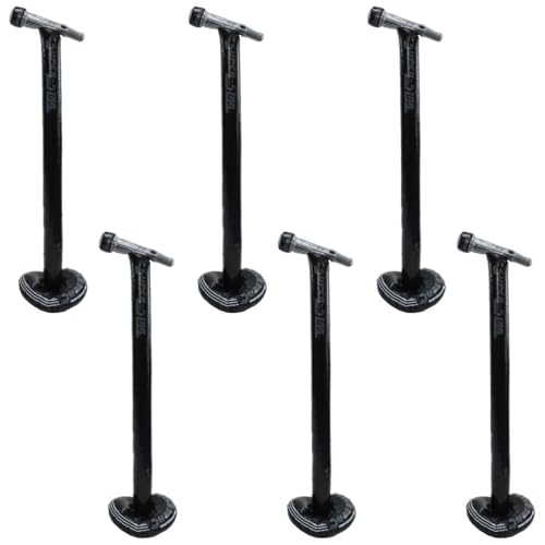 Aufblasbares Mikrofon auf Ständer, 125 cm hoch, schwarzer Ständer mit befestigtem silberfarbenem Mikrofon, 6 Stück, für Erwachsene, Musik-Sänger, Party, Kostümzubehör Aufblasbares Mikrofon auf Ständer, 125 cm hoch, schwarzer Ständer mit befestigtem silberfarbenem Mikrofon, 6 Stück, für Erwachsene, Musik-Sänger, Party, Kostümzubehör von I LOVE FANCY DRESS