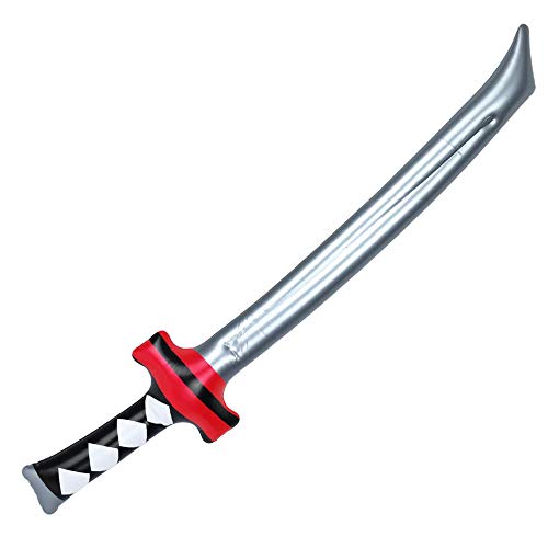 Aufblasbares Samurai-Schwert, 3 Stück, Ninja-Krieger, Kung-Fu-Kämpfer, japanisches Kostüm, perfekt für Halloween Aufblasbares Samurai-Schwert, 3 Stück, Ninja-Krieger, Kung-Fu-Kämpfer, japanisches Kostüm, perfekt für Halloween von I LOVE FANCY DRESS