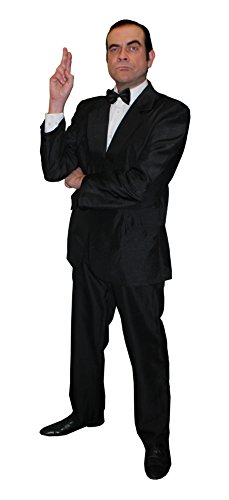 Auftragskiller-AGENTEN-VERKLEIDUNG/KOSTÜM+Fliege=IN 5 GRÖSSEN= MIT+OHNE Blauer Plastik Pistole= Fasching/Karneval = Large OHNE Pistole Auftragskiller-AGENTEN-VERKLEIDUNG/KOSTÜM+Fliege=IN 5 GRÖSSEN= MIT+OHNE Blauer Plastik Pistole= Fasching/Karneval = Large OHNE Pistole von I LOVE FANCY DRESS