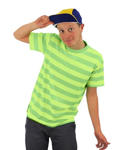 Bel Air Prinz Kostüm 90er Jahre Verkleidung Retro 1990er Jahre TV Charakter, Gelb + Grün + Blau, Medium von I LOVE FANCY DRESS
