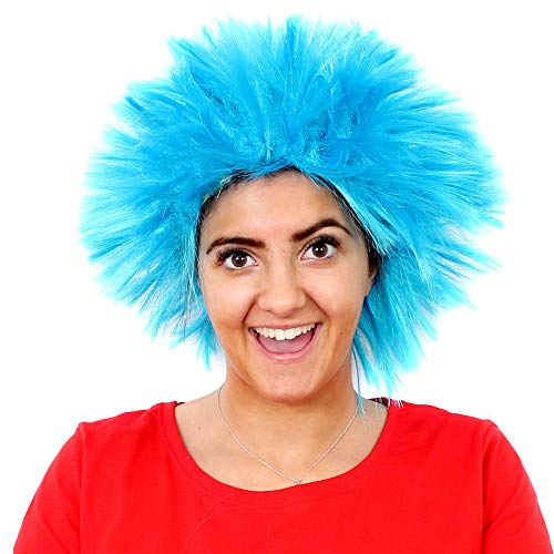 DAS BLAUE DING PERÜCKE = KOSTÜM VERKLEIDUNG DER KATZE IM ODER MIT HUT = ZUBEHÖR FÜR EINE VERRÜCKTE VERKLEIDUNG -FASCHING+KARNEVAL ERHALTBAR IN VERSCHIEDENEN STÜCKZAHLEN+MIT UND OHNE TSHIRT=2 PERÜCKEN DAS BLAUE DING PERÜCKE = KOSTÜM VERKLEIDUNG DER KATZE IM ODER MIT HUT = ZUBEHÖR FÜR EINE VERRÜCKTE VERKLEIDUNG -FASCHING+KARNEVAL ERHALTBAR IN VERSCHIEDENEN STÜCKZAHLEN+MIT UND OHNE TSHIRT=2 PERÜCKEN von I LOVE FANCY DRESS