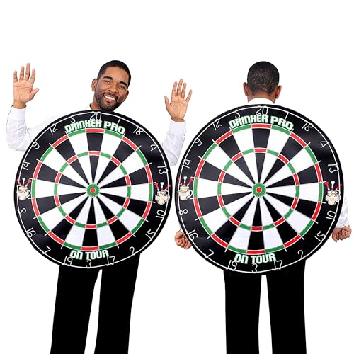Dartscheibe Kostüm Hut Unisex Dartscheibe Neuheit Sport Zubehör mit befestigter Kapuze Perfekt für Herrenabend Nights, pub kriecht + Sport Anlässe - Packung 1 Dartscheibe Kostüm Hut Unisex Dartscheibe Neuheit Sport Zubehör mit befestigter Kapuze Perfekt für Herrenabend Nights, pub kriecht + Sport Anlässe - Packung 1 von I LOVE FANCY DRESS