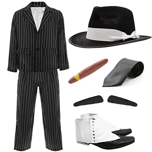 ERWACHSENE 1920's GANGSTER-KOSTÜM FÜR HERREN-SCHWARZ, NADELSTREIFEN-ANZUG JACKE WEISS/HOSE SCHWARZ MIT SCHWARZER FILZHUT MIT SATIN-BAND, AUFBLASBAR, TOMMY GUN SCHWARZHÄNDLER SCHNURRBART ZUM AUFKLEBEN ILOVEFANCYDRESS ® VON s BIS XXL ERWACHSENE 1920's GANGSTER-KOSTÜM FÜR HERREN-SCHWARZ, NADELSTREIFEN-ANZUG JACKE WEISS/HOSE SCHWARZ MIT SCHWARZER FILZHUT MIT SATIN-BAND, AUFBLASBAR, TOMMY GUN SCHWARZHÄNDLER SCHNURRBART ZUM AUFKLEBEN ILOVEFANCYDRESS ® VON s BIS XXL von I LOVE FANCY DRESS