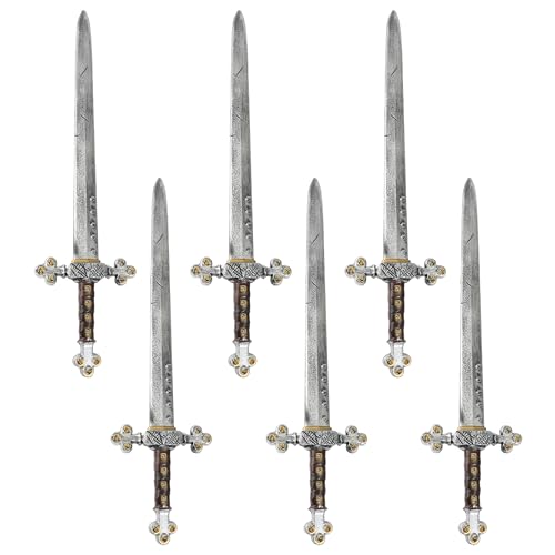 Gladiator-Schwert für Erwachsene, 6 Stück, 74,9 cm, Kostümzubehör, perfekt für römische Wikinger, Barbarianische Filmspiele, Cosplay Gladiator-Schwert für Erwachsene, 6 Stück, 74,9 cm, Kostümzubehör, perfekt für römische Wikinger, Barbarianische Filmspiele, Cosplay von I LOVE FANCY DRESS