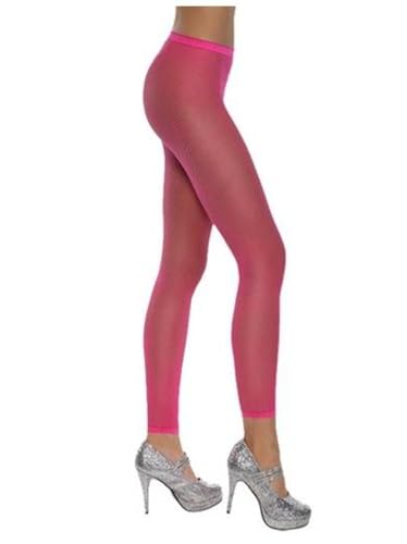 Hot Pink Netz-Leggings ohne Fuß - 80er Jahre Verkleidung Strumpfhose für Junggesellinnenabschiede, Raves & Kostüme Hot Pink Netz-Leggings ohne Fuß - 80er Jahre Verkleidung Strumpfhose für Junggesellinnenabschiede, Raves & Kostüme von I LOVE FANCY DRESS