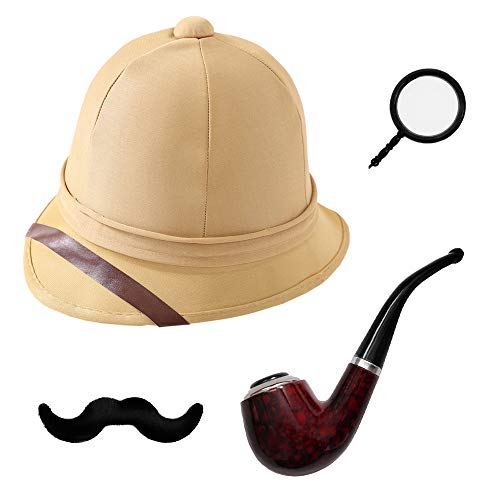 I LOVE FANCY DRESS Britischer Dschungel-Entdecker-Kit – beinhaltet: Helm, Maubarsch, Monokel und Lupe, Einheitsgröße für Erwachsene I LOVE FANCY DRESS Britischer Dschungel-Entdecker-Kit – beinhaltet: Helm, Maubarsch, Monokel und Lupe, Einheitsgröße für Erwachsene von I LOVE FANCY DRESS