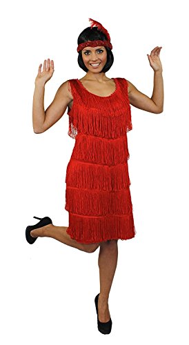 I LOVE FANCY DRESS Charleston Flapper KOSTÜM Kleid VERKLEIDUNG 4 Farben+PASSENDEM Stirnband+Feder+SILBERNEN Kette MUß VERKNOTET Werden=Kleid FRANSEN AUF BEIDEN Seiten=ROT-XXLarge I LOVE FANCY DRESS Charleston Flapper KOSTÜM Kleid VERKLEIDUNG 4 Farben+PASSENDEM Stirnband+Feder+SILBERNEN Kette MUß VERKNOTET Werden=Kleid FRANSEN AUF BEIDEN Seiten=ROT-XXLarge von I LOVE FANCY DRESS
