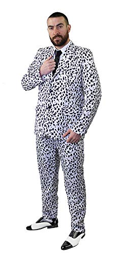 I LOVE FANCY DRESS DALMATINISCHEN Druck Anzug KOSTÜM MIT SCHWARZER Krawatte - PERFEKT ALS Halloween-KOSTÜM - GRÖẞE: KLEIN von I LOVE FANCY DRESS