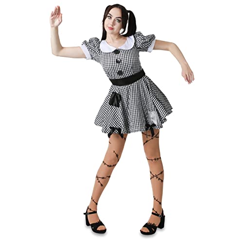I LOVE FANCY DRESS Damen KAPUTTES Ragdoll KOSTÜM - GRUSELIGES Halloween Porzellan PUPPENKOSTÜM (Large) von I LOVE FANCY DRESS