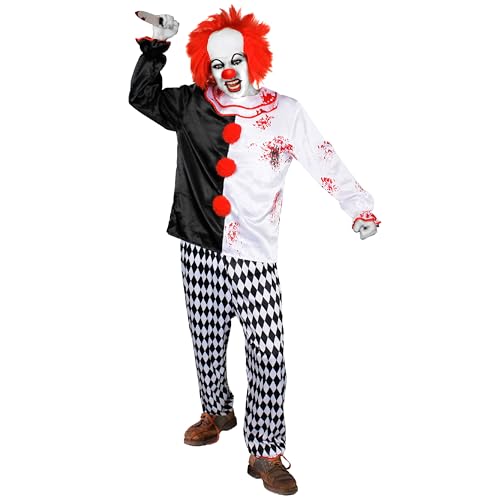 I LOVE FANCY DRESS Erwachsenen Killer Clown KOSTÜM KOSTÜM - VERRÜCKTES Clown KOSTÜM PERFEKTES Halloween KOSTÜM - GRÖẞE: XX-GROẞ I LOVE FANCY DRESS Erwachsenen Killer Clown KOSTÜM KOSTÜM - VERRÜCKTES Clown KOSTÜM PERFEKTES Halloween KOSTÜM - GRÖẞE: XX-GROẞ von I LOVE FANCY DRESS