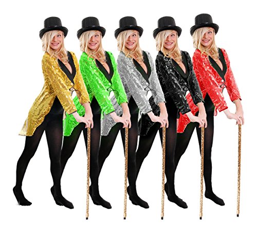 I LOVE FANCY DRESS Frack/Tailcoat= Pailletten=KOSTÜM VERKLEIDUNG TANZAUFFÜHRUNG-STEPTANZ -Fasching+Karneval-Gruppen-VEREINE = 5 6 GRÖSSEN= SCHWARZER Frack IN -XLarge I LOVE FANCY DRESS Frack/Tailcoat= Pailletten=KOSTÜM VERKLEIDUNG TANZAUFFÜHRUNG-STEPTANZ -Fasching+Karneval-Gruppen-VEREINE = 5 6 GRÖSSEN= SCHWARZER Frack IN -XLarge von I LOVE FANCY DRESS