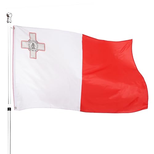 I LOVE FANCY DRESS Große Malta-Flagge, 152 cm x 91 cm, perfekt für Malta-Veranstaltungen oder Anlässe von I LOVE FANCY DRESS
