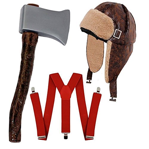 I LOVE FANCY DRESS HILLY BILL HOLZFÄLLER-LUMBERJACK = KOSTÜM VERKLEIDUNG HALLOWEEN FASCHING+KARNEVAL UNISEX=HOSENTRÄGER+MÜTZE+AXT I LOVE FANCY DRESS HILLY BILL HOLZFÄLLER-LUMBERJACK = KOSTÜM VERKLEIDUNG HALLOWEEN FASCHING+KARNEVAL UNISEX=HOSENTRÄGER+MÜTZE+AXT von I LOVE FANCY DRESS