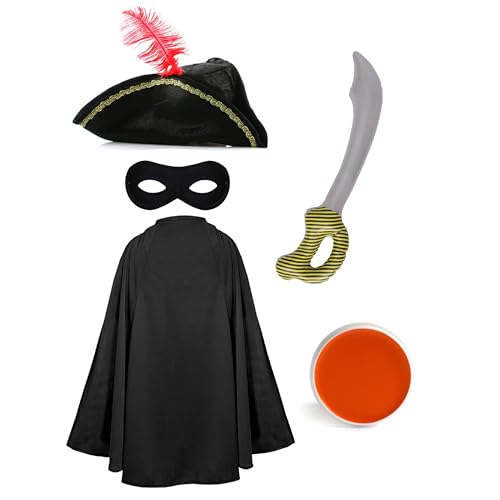 I LOVE FANCY DRESS Kinderkostüm Katze Bandit – schwarzer Dreihornhut I LOVE FANCY DRESS Kinderkostüm Katze Bandit – schwarzer Dreihornhut von I LOVE FANCY DRESS