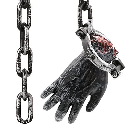 I LOVE FANCY DRESS LTD Halloween-Dekoration mit Kette, geteilte Hand, 66 cm, gruselig, Halloween-Requisiten, 1 Stück I LOVE FANCY DRESS LTD Halloween-Dekoration mit Kette, geteilte Hand, 66 cm, gruselig, Halloween-Requisiten, 1 Stück von I LOVE FANCY DRESS