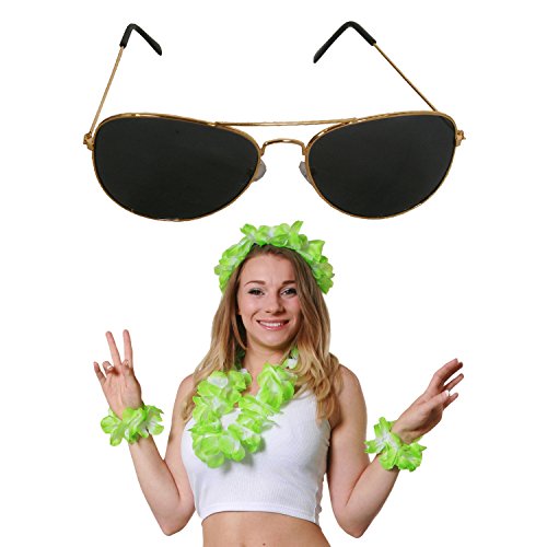 I LOVE FANCY DRESS LTD Hawaii Set = SÜDSEE KOSTÜM ZUBEHÖR = 3-Verschiedene Brillen & 8-Verschiedene -4TEILIGE BLUMENKETTE Sets = I LOVE FANCY DRESS LTD Hawaii Set = SÜDSEE KOSTÜM ZUBEHÖR = 3-Verschiedene Brillen & 8-Verschiedene -4TEILIGE BLUMENKETTE Sets = von I LOVE FANCY DRESS