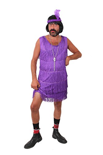 I LOVE FANCY DRESS LTD LILA FLAPPER FRANSEN KLEID=MÄNNER LUSTIGES JUNGESELLENABSCHIED POLTERABEND HERREN VERKLEIDUNG KOSTÜM=MIT+OHNE BOB PERÜCKE=FASCHING KARNEVAL=LARGE-OHNE PERÜCKE I LOVE FANCY DRESS LTD LILA FLAPPER FRANSEN KLEID=MÄNNER LUSTIGES JUNGESELLENABSCHIED POLTERABEND HERREN VERKLEIDUNG KOSTÜM=MIT+OHNE BOB PERÜCKE=FASCHING KARNEVAL=LARGE-OHNE PERÜCKE von I LOVE FANCY DRESS