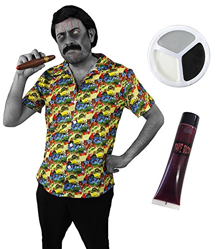 I LOVE FANCY DRESS LTD PABLO ESCOBAR KOSTÜM VERKLEIDUNG GANOVEN DROGEN LORD=FASCHING KARNEVAL HALLOWEEN PARTY= 3 VERSCHIEDENEN VARIATIONEN=SCHNURRBART+ZIGARRE+PERÜCKE+BLUT+MAKE UP-HEMD/XXLARGE I LOVE FANCY DRESS LTD PABLO ESCOBAR KOSTÜM VERKLEIDUNG GANOVEN DROGEN LORD=FASCHING KARNEVAL HALLOWEEN PARTY= 3 VERSCHIEDENEN VARIATIONEN=SCHNURRBART+ZIGARRE+PERÜCKE+BLUT+MAKE UP-HEMD/XXLARGE von I LOVE FANCY DRESS