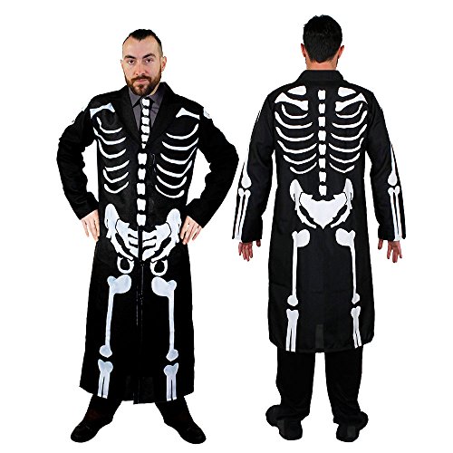 I LOVE FANCY DRESS LTD SKELETTEN Aufdruck Frack Jacke MIT Einer Knochen Druck Krawatte= I LOVE FANCY DRESS LTD SKELETTEN Aufdruck Frack Jacke MIT Einer Knochen Druck Krawatte= von I LOVE FANCY DRESS