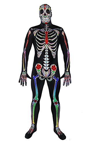 I LOVE FANCY DRESS LTD Skinsuit GANZKÖRPERANZUG KOSTÜMABDECKUNG Variation = IN 6 VERSCHIEDENEN VARIATIONEN = Halloween + Karnevalsparty = ERHÄLTLICH IN 5 VERSCHIEDENEN GRÖSSEN = Sugar Skull MEDIUM I LOVE FANCY DRESS LTD Skinsuit GANZKÖRPERANZUG KOSTÜMABDECKUNG Variation = IN 6 VERSCHIEDENEN VARIATIONEN = Halloween + Karnevalsparty = ERHÄLTLICH IN 5 VERSCHIEDENEN GRÖSSEN = Sugar Skull MEDIUM von I LOVE FANCY DRESS
