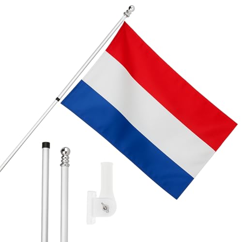 I LOVE FANCY DRESS Niederlande Flagge, Fahnenmast und Wandhalterung – 1,5 x 0,9 m niederländische Flagge mit Ösen, ausziehbarer Stange und Halterung – Sportfan National Pride Indoor Outdoor Dekoration I LOVE FANCY DRESS Niederlande Flagge, Fahnenmast und Wandhalterung – 1,5 x 0,9 m niederländische Flagge mit Ösen, ausziehbarer Stange und Halterung – Sportfan National Pride Indoor Outdoor Dekoration von I LOVE FANCY DRESS