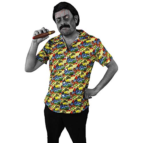 I LOVE FANCY DRESS Pablo Escobar KOSTÜM VERKLEIDUNG GANOVEN Drogen Lord=Fasching Karneval Halloween Party= 3 VERSCHIEDENEN VARIATIONEN=Schnurrbart+ZIGARRE+PERÜCKE+Blut+Make UP-Hemd/Large I LOVE FANCY DRESS Pablo Escobar KOSTÜM VERKLEIDUNG GANOVEN Drogen Lord=Fasching Karneval Halloween Party= 3 VERSCHIEDENEN VARIATIONEN=Schnurrbart+ZIGARRE+PERÜCKE+Blut+Make UP-Hemd/Large von I LOVE FANCY DRESS