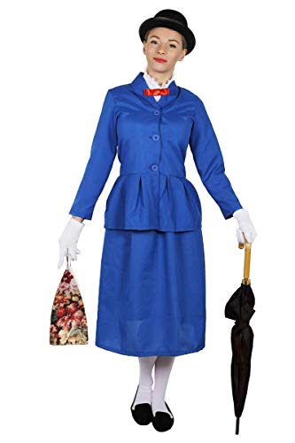 I LOVE FANCY DRESS VIKTORIANISCHES KINDERMÄDCHEN KOSTÜM FÜR Damen + Melone + Tasche TV-FILMCHARAKTER BUCHWOCHE Blaue Jacke MIT ANGESETZTEM WEISSEM Kragen UND ROTER Fliege & LANGEM BLAUEM Rock (GROẞ) I LOVE FANCY DRESS VIKTORIANISCHES KINDERMÄDCHEN KOSTÜM FÜR Damen + Melone + Tasche TV-FILMCHARAKTER BUCHWOCHE Blaue Jacke MIT ANGESETZTEM WEISSEM Kragen UND ROTER Fliege & LANGEM BLAUEM Rock (GROẞ) von I LOVE FANCY DRESS