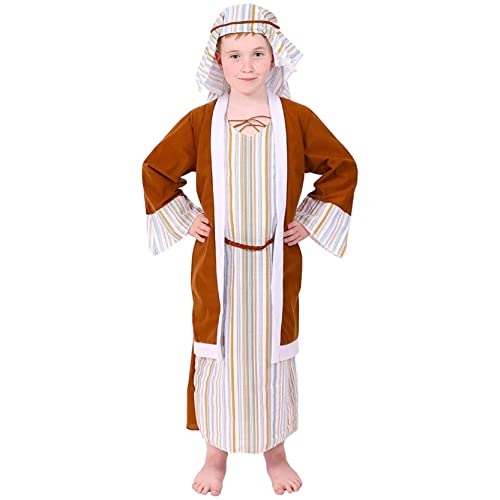 I LOVE FANCY DRESS WEIHNACHTEN HIRTENKOSTÜM KRIPPENSPIEL KOSTÜM FÜR KINDER INKL. TUNIKA + ANHÄNGENDER UMHANG + KOPFBEDECKUNG - KRIPPENSPIEL, SCHULTHEATERSTÜCKE, SICH VERKLEIDEN KASTEN - GRÖẞE: MITTEL I LOVE FANCY DRESS WEIHNACHTEN HIRTENKOSTÜM KRIPPENSPIEL KOSTÜM FÜR KINDER INKL. TUNIKA + ANHÄNGENDER UMHANG + KOPFBEDECKUNG - KRIPPENSPIEL, SCHULTHEATERSTÜCKE, SICH VERKLEIDEN KASTEN - GRÖẞE: MITTEL von I LOVE FANCY DRESS