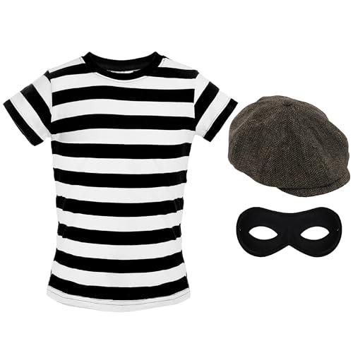 ILOVEFANCYDRESS Einbrecher-Kostüm für Kinder, perfekt für Schulbuchwoche und Weltbuchtag, für Kinder, Jungen und Mädchen, ohne Tasche, Größe XL ILOVEFANCYDRESS Einbrecher-Kostüm für Kinder, perfekt für Schulbuchwoche und Weltbuchtag, für Kinder, Jungen und Mädchen, ohne Tasche, Größe XL von I LOVE FANCY DRESS
