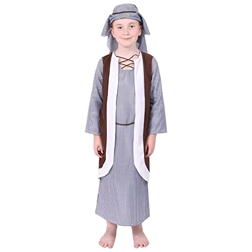 I LOVE FANCY DRESS - Kinder Kostüm: Joseph für Schule, Krippen- & Weihnachten, Inkl. Tunika, Weste, Kopfstück & Umhang, Alter 10-12, Unisex I LOVE FANCY DRESS - Kinder Kostüm: Joseph für Schule, Krippen- & Weihnachten, Inkl. Tunika, Weste, Kopfstück & Umhang, Alter 10-12, Unisex von I LOVE FANCY DRESS