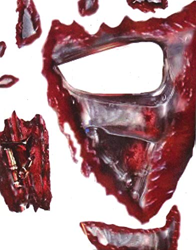 Killer Cyborg Gesicht Tätowierung Transferdruck Satz - Instant GESICHTSFARBEN - perfekt Halloween Kostüm Zubehör Killer Cyborg Gesicht Tätowierung Transferdruck Satz - Instant GESICHTSFARBEN - perfekt Halloween Kostüm Zubehör von I LOVE FANCY DRESS