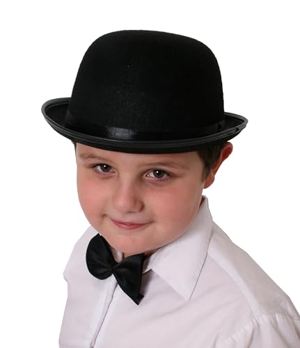 Kleine Melone, schwarzer Filz 55-56 cm, Damen oder Kinder, elegante Kleidung für Herren Kleine Melone, schwarzer Filz 55-56 cm, Damen oder Kinder, elegante Kleidung für Herren von I LOVE FANCY DRESS