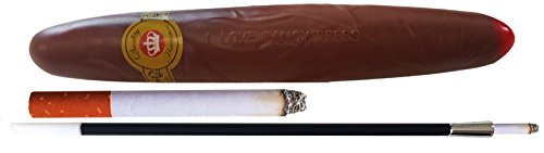 Riesige falsche Zigarren-Verkleidungs-Requisite, für Kostüm-Zubehör, mexikanische Zigarre, Gangster-Zigarre, 12 Stück von I LOVE FANCY DRESS