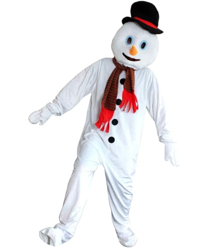 SCHNEEMANN MASKOTTCHEN KOSTÜM. WEIHNACHTEN SCHNEEMANN MASKOTTCHEN KOSTÜM. MASKOTTCHEN KOSTÜM MIT AUFGESETZTEN HAND- / SCHUHABDECKUNGEN, KOPF MIT AUFGESETZTER KAROTTENNASE & HUT, GESTREIFTER SCHAL. SCHNEEMANN MASKOTTCHEN KOSTÜM. WEIHNACHTEN SCHNEEMANN MASKOTTCHEN KOSTÜM. MASKOTTCHEN KOSTÜM MIT AUFGESETZTEN HAND- / SCHUHABDECKUNGEN, KOPF MIT AUFGESETZTER KAROTTENNASE & HUT, GESTREIFTER SCHAL. von I LOVE FANCY DRESS