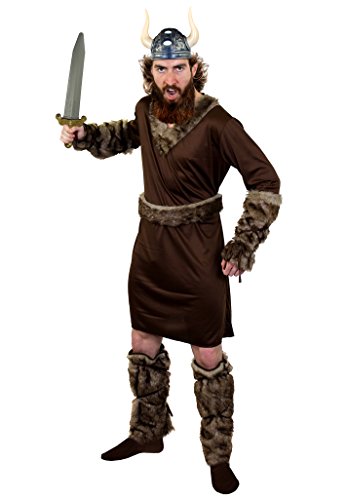 SUPER Wikinger/Vikings KOSTÜM DER Ragnar KLASSE=ERHALTBAR IN 5 VERSCHIEDENEN GRÖSSEN =Tunika+GÜRTEL+2 ARMBINDEN+2 Fell IMITAT Stulpen+Plastik Schwert +Helm=XLarge SUPER Wikinger/Vikings KOSTÜM DER Ragnar KLASSE=ERHALTBAR IN 5 VERSCHIEDENEN GRÖSSEN =Tunika+GÜRTEL+2 ARMBINDEN+2 Fell IMITAT Stulpen+Plastik Schwert +Helm=XLarge von I LOVE FANCY DRESS