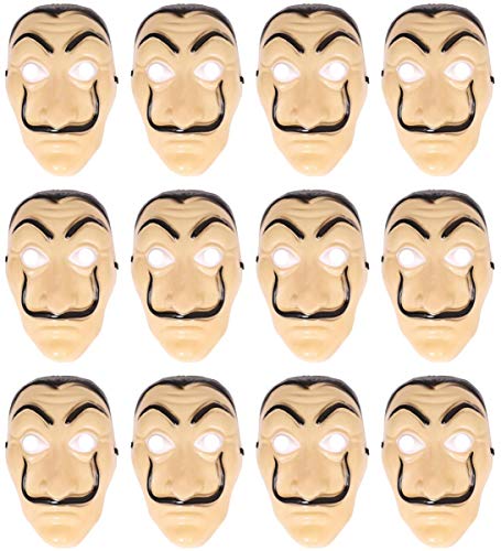 Salvador Dali Maske für Erwachsene – Kostüm, Zubehör für Halloween, Kostüm, 12 Stück von I LOVE FANCY DRESS