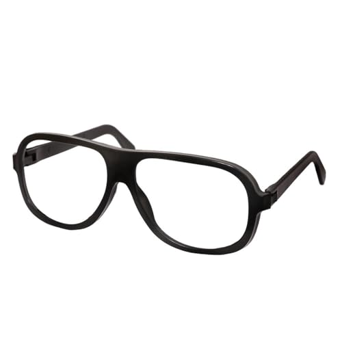 Schwarze Retro-Brille ohne Linse - 70er Jahre Stil Kostüm Zubehör - Klassischer Vintage Nerd Look - Perfekt für Partys, Halloween & Themen-Events Schwarze Retro-Brille ohne Linse - 70er Jahre Stil Kostüm Zubehör - Klassischer Vintage Nerd Look - Perfekt für Partys, Halloween & Themen-Events von I LOVE FANCY DRESS