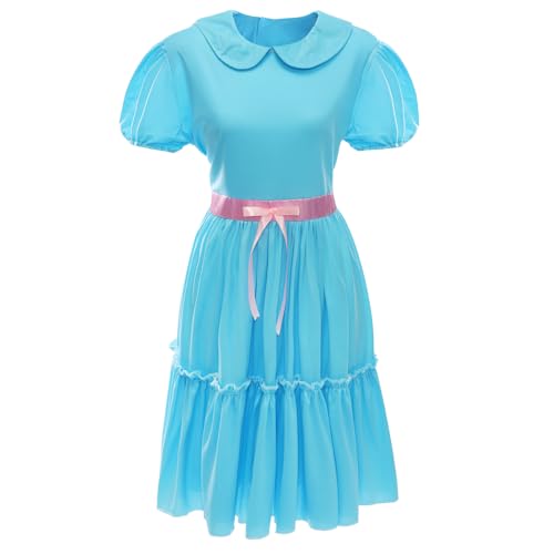 Spukzwillingskostüm für Erwachsene, gruseliges blaues Kleid, Horror-Outfit für Halloween, Kostümpartys, Spukhaus-Events, gruselige Paar- oder Gruppenkostüm-Idee – X-Large von I LOVE FANCY DRESS