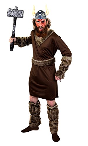 Viking Wikinger Krieger KOSTÜM VERKLEIDUNG MIT RIESEN Plastik Thor Hammer=BEINHALTET-KOSTÜM+Hammer+Helm IHRER Wahl+Kunst Blut+SCHMINKE=SILBERNER Helm - KOSTÜM-MEDIUM Viking Wikinger Krieger KOSTÜM VERKLEIDUNG MIT RIESEN Plastik Thor Hammer=BEINHALTET-KOSTÜM+Hammer+Helm IHRER Wahl+Kunst Blut+SCHMINKE=SILBERNER Helm - KOSTÜM-MEDIUM von I LOVE FANCY DRESS