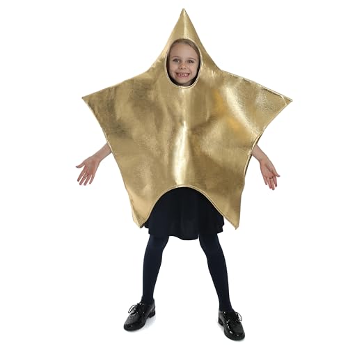 Weihnachtskostüm für Kinder – groß – großer goldener Stern – Kinderkostüm für Weihnachten Weihnachtskostüm für Kinder – groß – großer goldener Stern – Kinderkostüm für Weihnachten von I LOVE FANCY DRESS