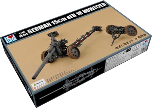 I Love Kit 61603 - German 15Cm Sfh 18 Howitzer - Maßstab 1/16 - Montagekasten aus Kunststoff von I Love Kit