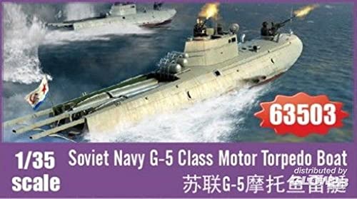 I Love Kit 63503 - Soviet Navy G-5 Class Motor Torpedo Boat - Maßstab 1/35 - Montagekasten aus Kunststoff von I Love Kit