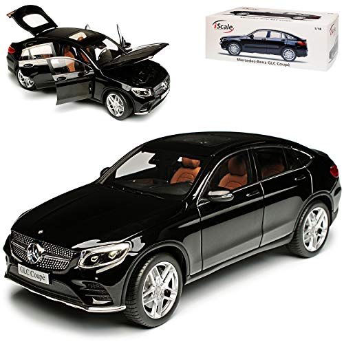 I-Scale Mercedes-Benz GLC Coupe X253 SUV Schwarz Ab 2015 1/18 Modell Auto von I-Scale