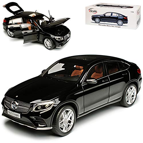 I-Scale Mercedes-B GLC Coupe X253 SUV Schwarz Ab 2015 1/18 Modell Auto von I-Scale